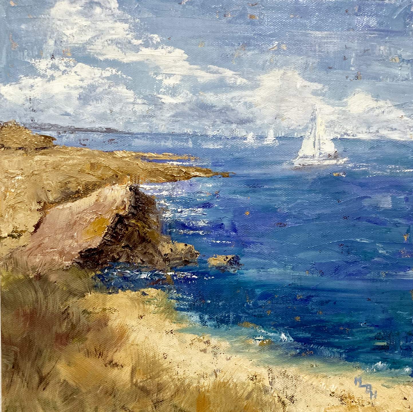 “Freedom of the Sea,” Oil, 12×12, $250